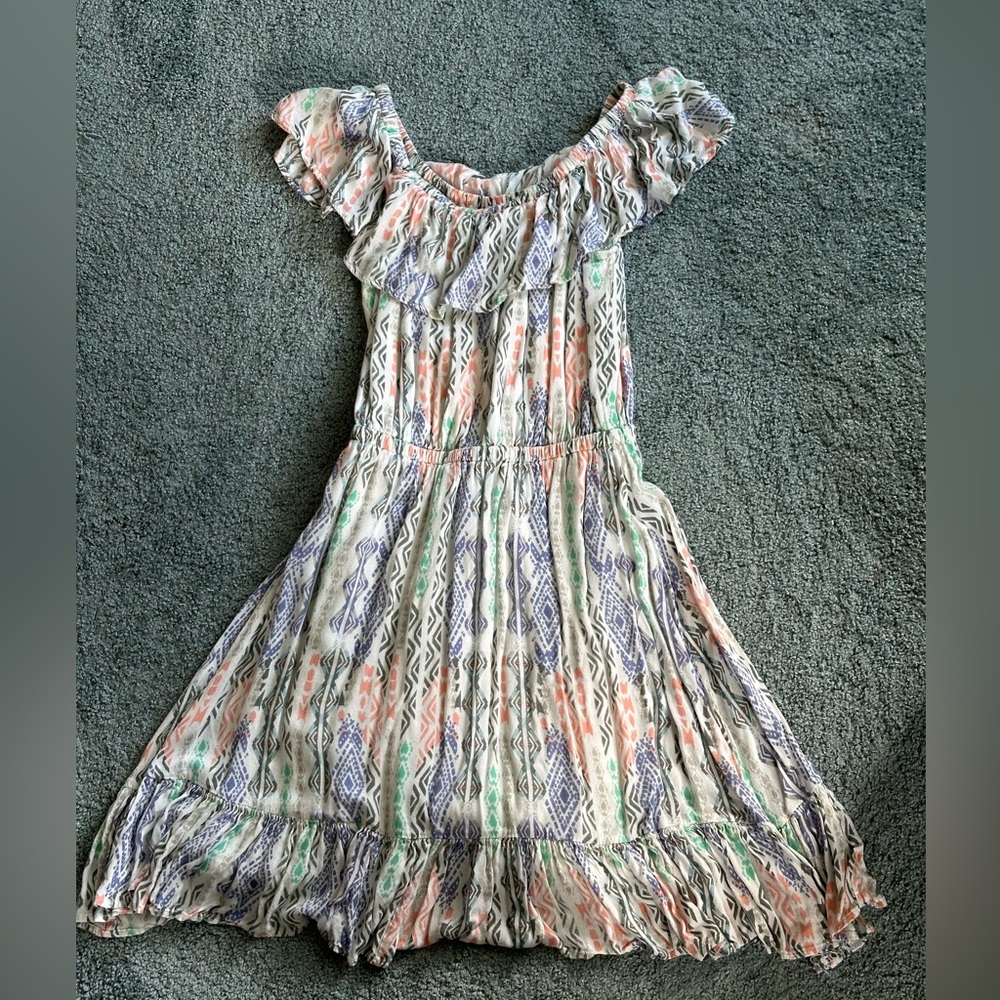 White colorful girls/women’s dress